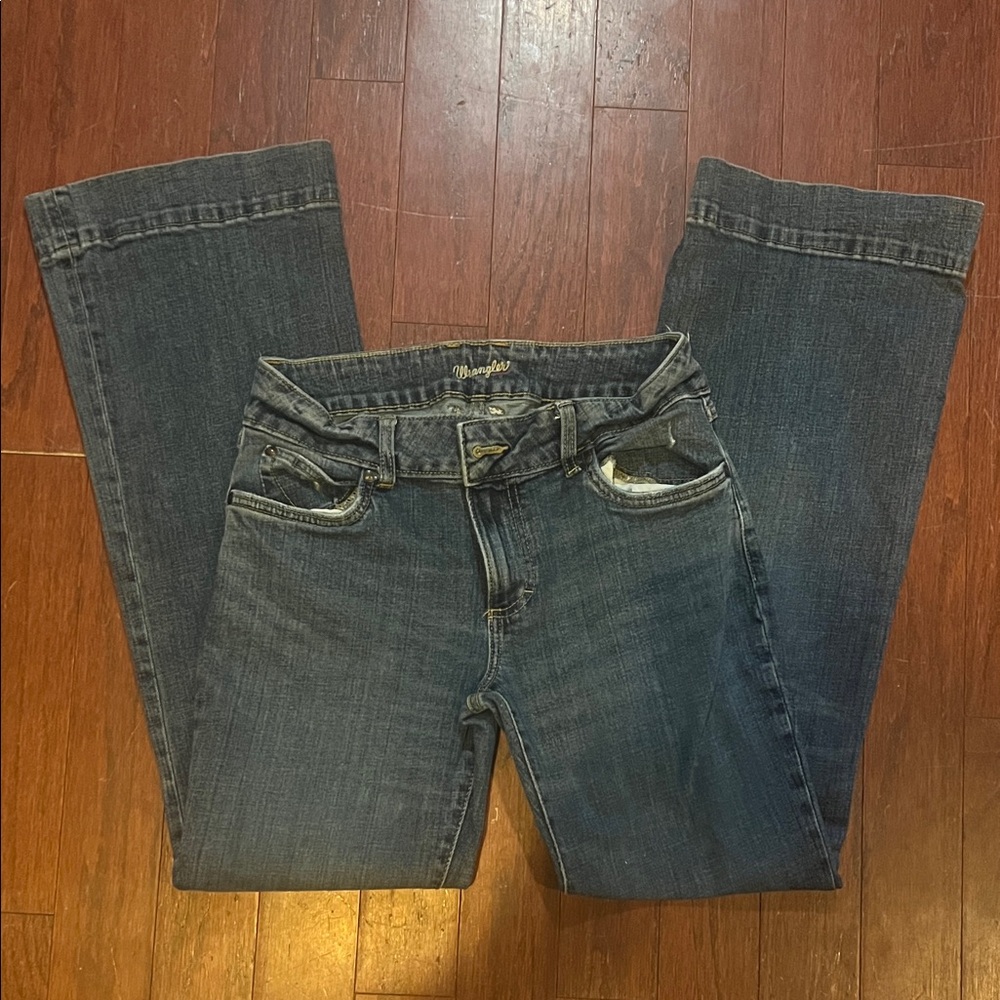 Wrangler Women's Deep Indigo Boot Cut Jeans